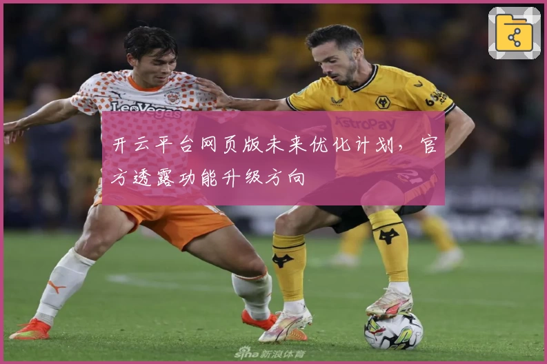 开云平台网页版未来优化计划，官方透露功能升级方向